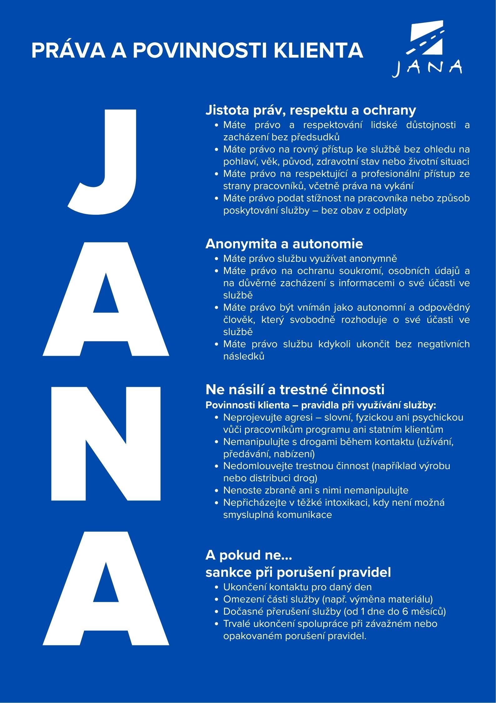 PRÁVA A POVINNOSTI